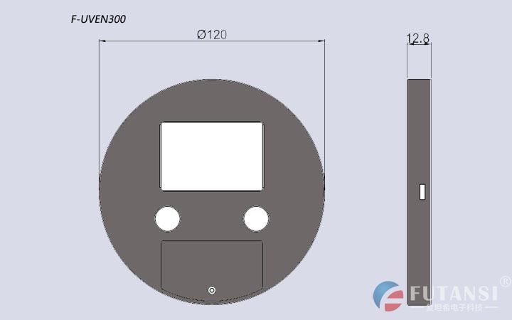 UV能量计 UVA(320~405nm)波段能量测量仪 曝光机专用UVEN300紫外照度计(图11)