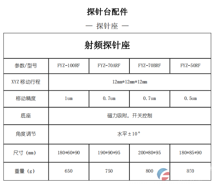 探针台配件 射频探针座(图5)