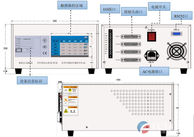 大型水冷散热隧道式uvled固化炉(图2)