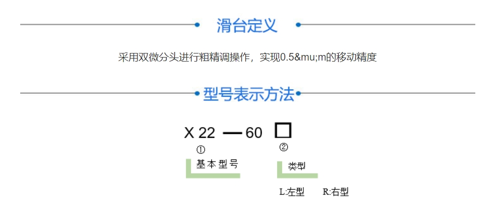 高分辨率位移台