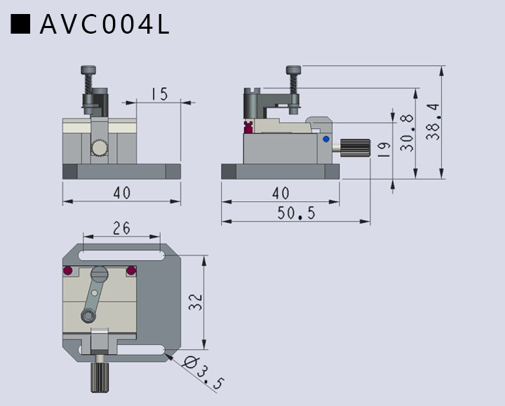 V槽夹具AVC004