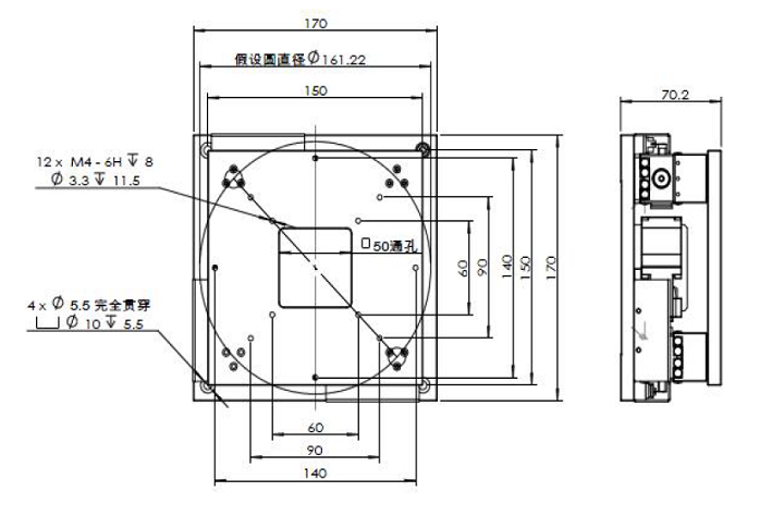 XYY轴电动对位台 FXYY-150(图9)