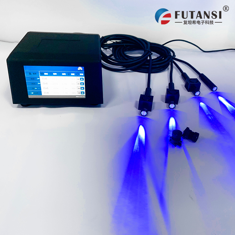 复坦希UVLED点光源:镜片与镜筒粘接的精准固化方案